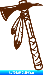 Samolepka Tomahawk 001 levá hnědá