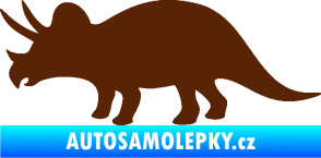 Samolepka Triceratops 001 levá hnědá
