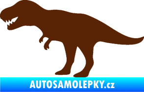 Samolepka Tyrannosaurus Rex 001 levá hnědá