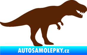Samolepka Tyrannosaurus Rex 001 pravá hnědá