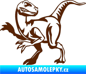 Samolepka Tyrannosaurus Rex 003 levá hnědá