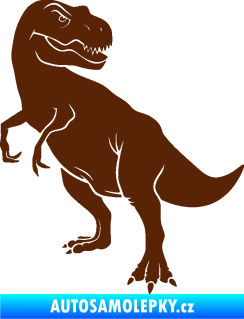 Samolepka Tyrannosaurus Rex 004 levá hnědá