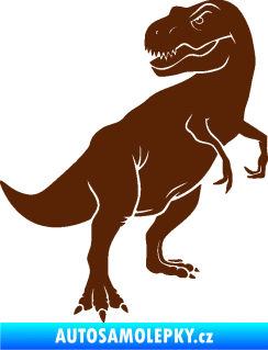 Samolepka Tyrannosaurus Rex 004 pravá hnědá