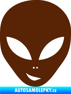 Samolepka UFO 003 levá hnědá