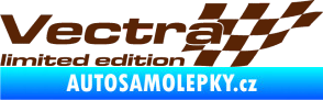 Samolepka Vectra limited edition pravá hnědá