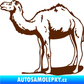 Samolepka Velbloud 001 levá hnědá