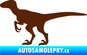 Samolepka Velociraptor 001 levá hnědá