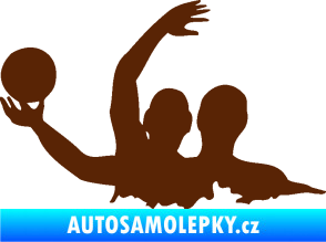 Samolepka Vodní pólo 001 levá hnědá