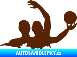 Samolepka Vodní pólo 001 pravá hnědá