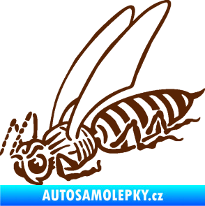 Samolepka Vosa 004 levá hnědá