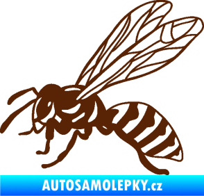 Samolepka Vosa 006 levá hnědá