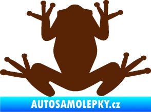 Samolepka Žába 003 hnědá