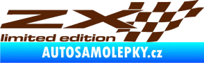 Samolepka ZX limited edition pravá hnědá