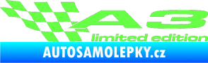 Samolepka A3 limited edition levá Fluorescentní zelená