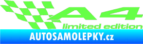 Samolepka A4 limited edition levá Fluorescentní zelená