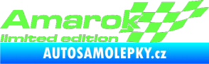 Samolepka Amarok limited edition pravá Fluorescentní zelená