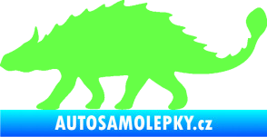 Samolepka Ankylosaurus 001 levá Fluorescentní zelená