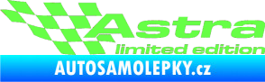 Samolepka Astra limited edition levá Fluorescentní zelená