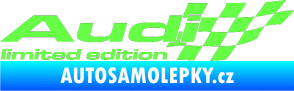 Samolepka Audi limited edition pravá Fluorescentní zelená