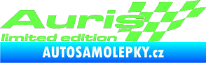 Samolepka Auris limited edition pravá Fluorescentní zelená