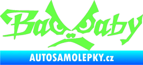 Samolepka Bad Baby Fluorescentní zelená