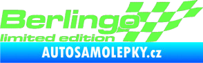 Samolepka Berlingo limited edition pravá Fluorescentní zelená