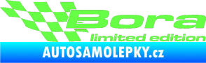 Samolepka Bora limited edition levá Fluorescentní zelená