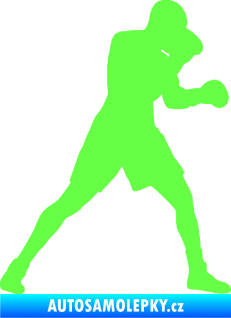Samolepka Boxer 001 pravá Fluorescentní zelená