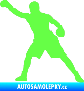 Samolepka Boxer 002 levá Fluorescentní zelená