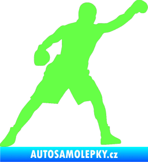Samolepka Boxer 002 pravá Fluorescentní zelená
