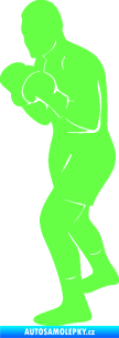 Samolepka Boxer 004 levá Fluorescentní zelená