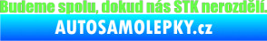 Samolepka Budeme spolu, dokud nás STK nerozdělí Fluorescentní zelená
