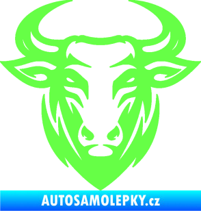Samolepka Býk 010 Fluorescentní zelená