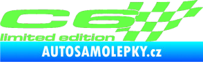 Samolepka C6 limited edition pravá Fluorescentní zelená