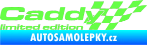 Samolepka Caddy limited edition pravá Fluorescentní zelená