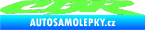 Samolepka CBR 002 Fluorescentní zelená
