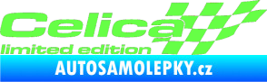 Samolepka Celica limited edition pravá Fluorescentní zelená
