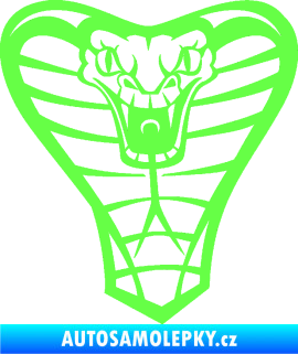 Samolepka Cobra 004 Fluorescentní zelená