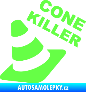 Samolepka Cone killer  Fluorescentní zelená