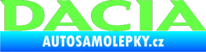 Samolepka Dacia 001 Fluorescentní zelená