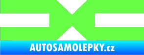 Samolepka Dacia 004 Fluorescentní zelená