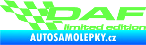Samolepka DAF limited edition levá Fluorescentní zelená