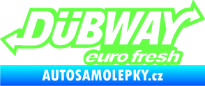 Samolepka Dübway 001 Fluorescentní zelená