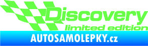 Samolepka Discovery limited edition levá Fluorescentní zelená