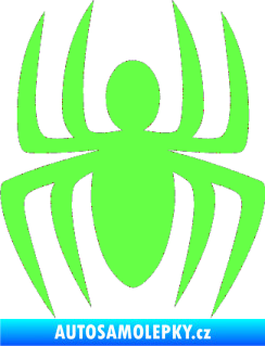 Samolepka Pavouk 005 Fluorescentní zelená