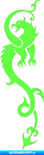 Samolepka Dragon 008 levá Fluorescentní zelená