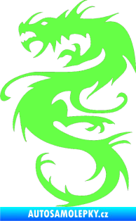 Samolepka Dragon 047 levá Fluorescentní zelená