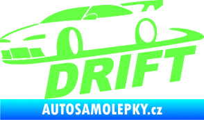 Samolepka Drift 002 Fluorescentní zelená