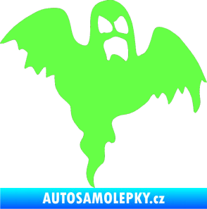 Samolepka Duch 002 pravá Fluorescentní zelená