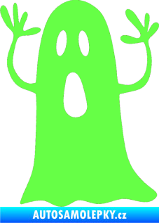Samolepka Duch 003 levá Fluorescentní zelená